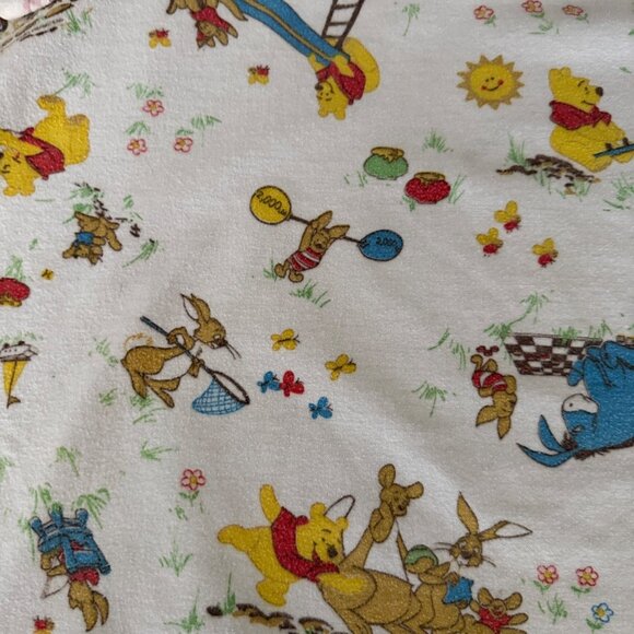 Winnie The Pooh Vintage Baby Receiving Blanket - Picture 3 of 7